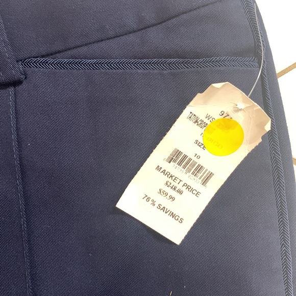 NWT! Robert Graham Crop Pants Sz 10 - Picture 3 of 4